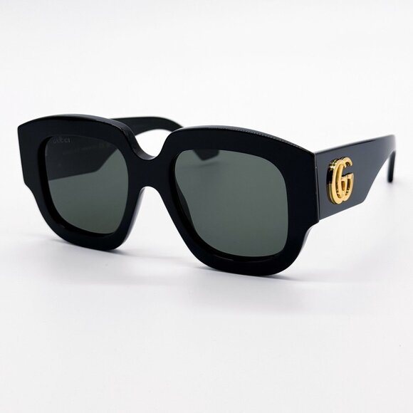 NEW GUCCI GG1546S 001 SUNGLASSES WOMEN BLACK EYEWEAR - Picture 4 of 12